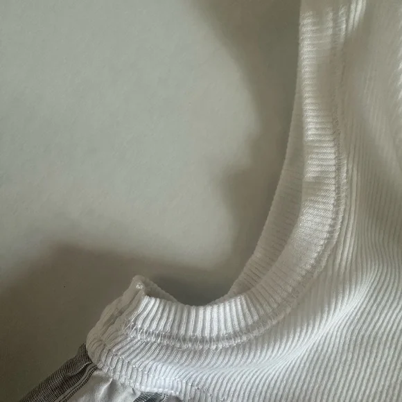 Burberry Kids Dress in White and Tan Plaid